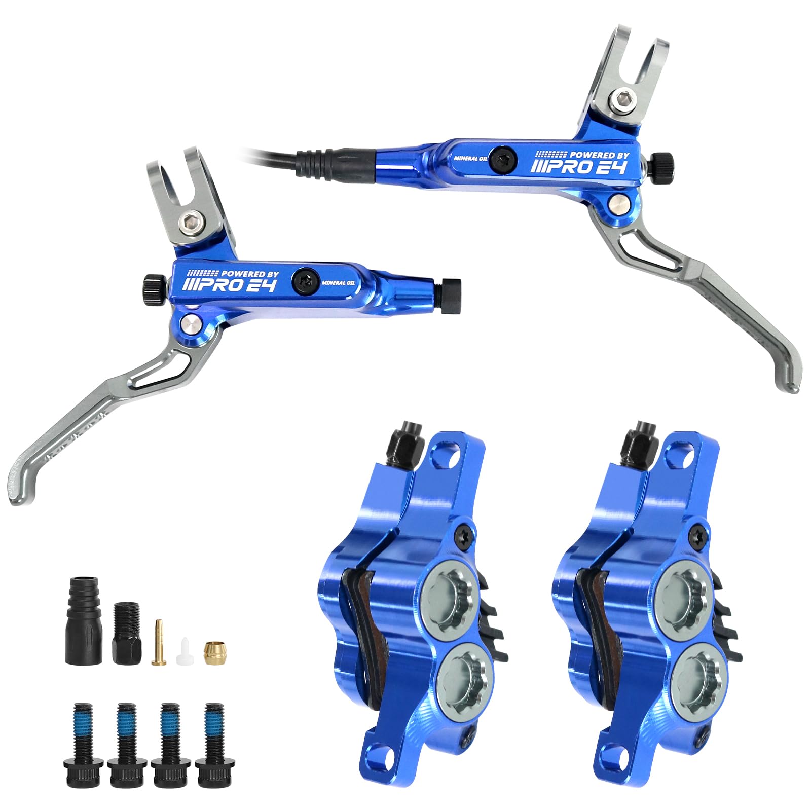 ZTZ Conjunto de freio a disco hidráulico IIIPRO E4 MTB, kit de