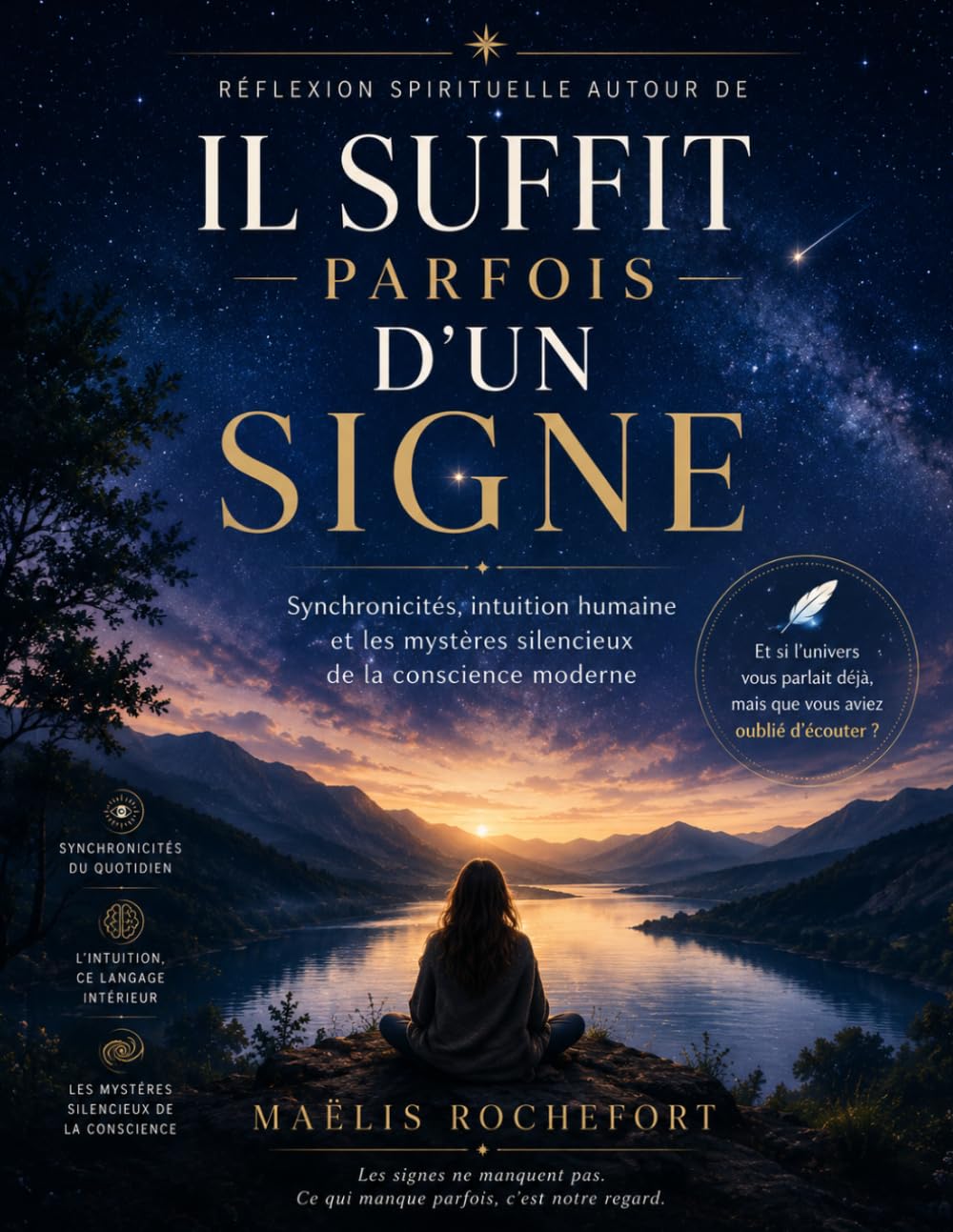 Réflexion spirituelle autour de Il suffit parfois d’un signe: Synchronicités, intuition humaine et les mystères silencieux de la conscience modern