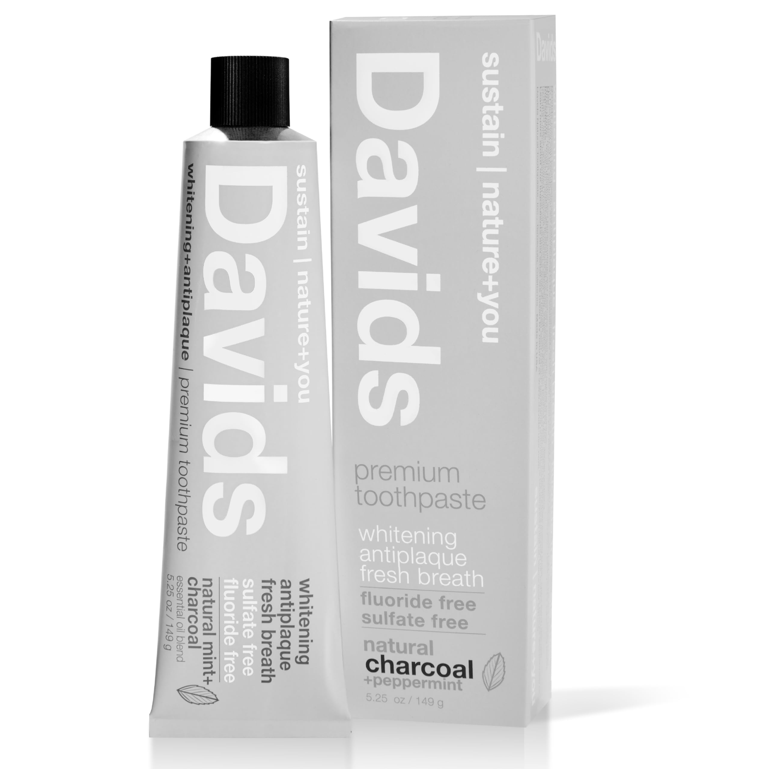 Davids ホワイトニングトゥースペースト(チャコール)149g