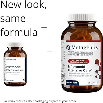 Metagenics Inflavonoid Intensive Care Turmeric Supplement