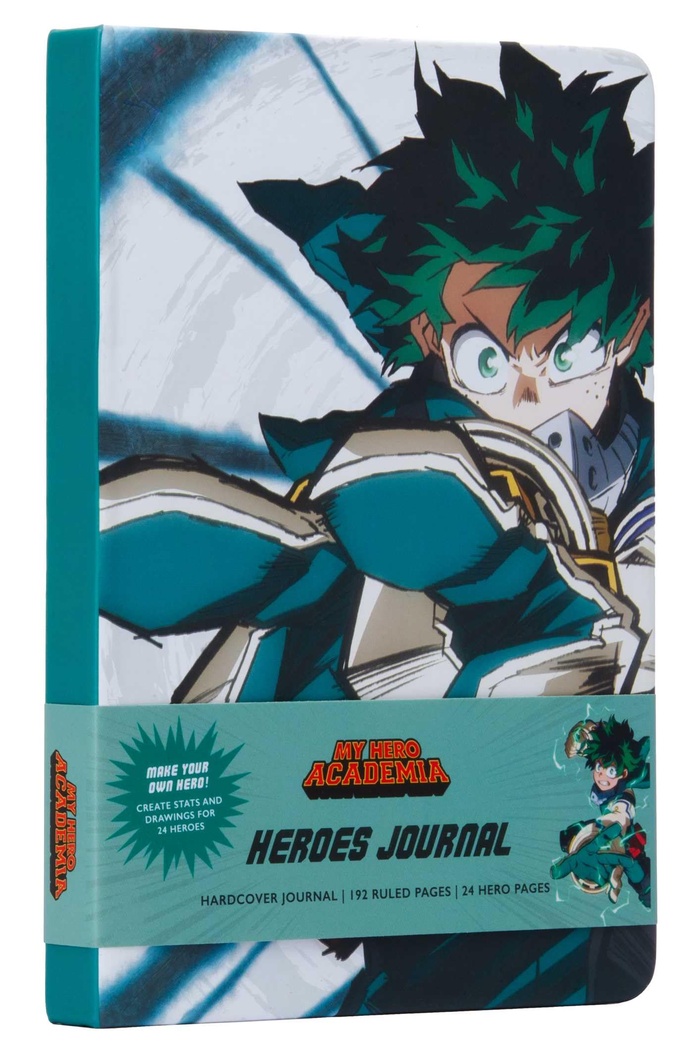 My Hero Academia Heroes Journal : carnet rigide anti-bavure pour stylos et feutres