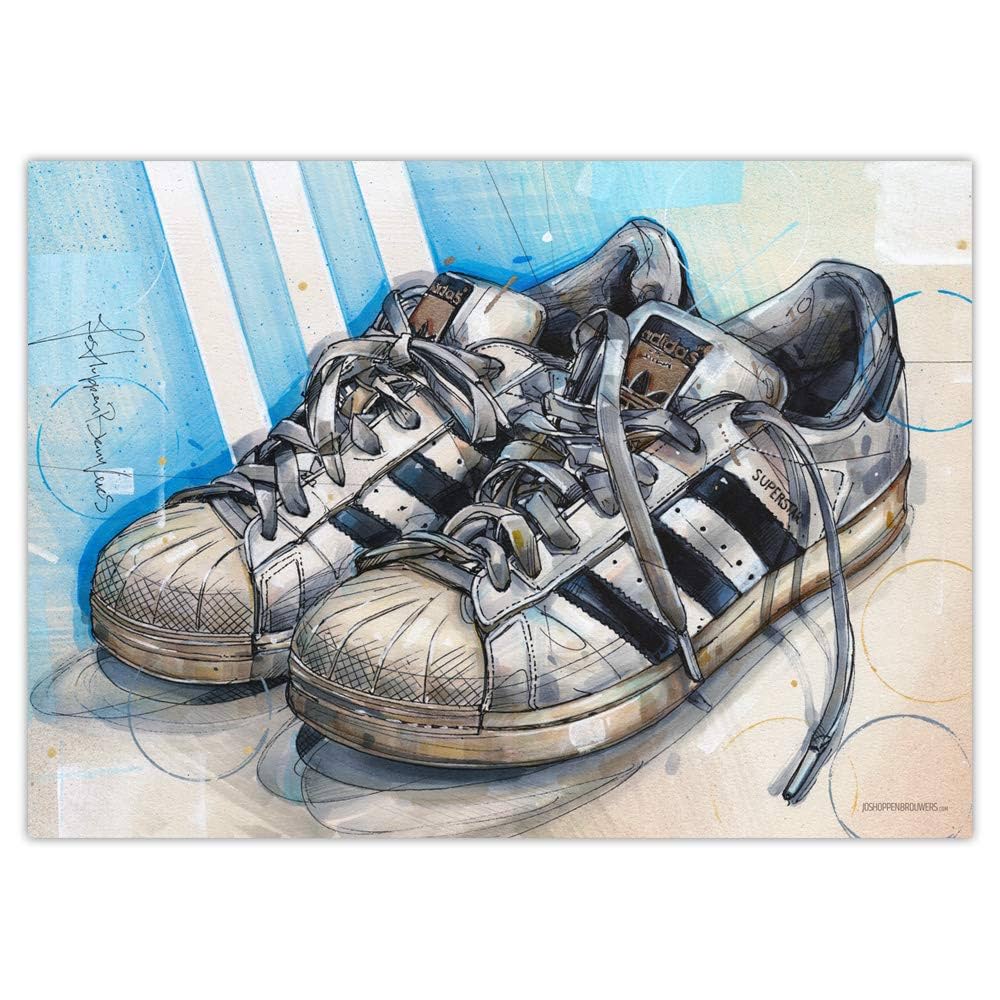 【非売品】adidas SUPERSTAR 50周年記念アートブック　ポスター adidas SUPERSTAR50周年記念コレクション発売 | HIGHSNOBIETY.JP