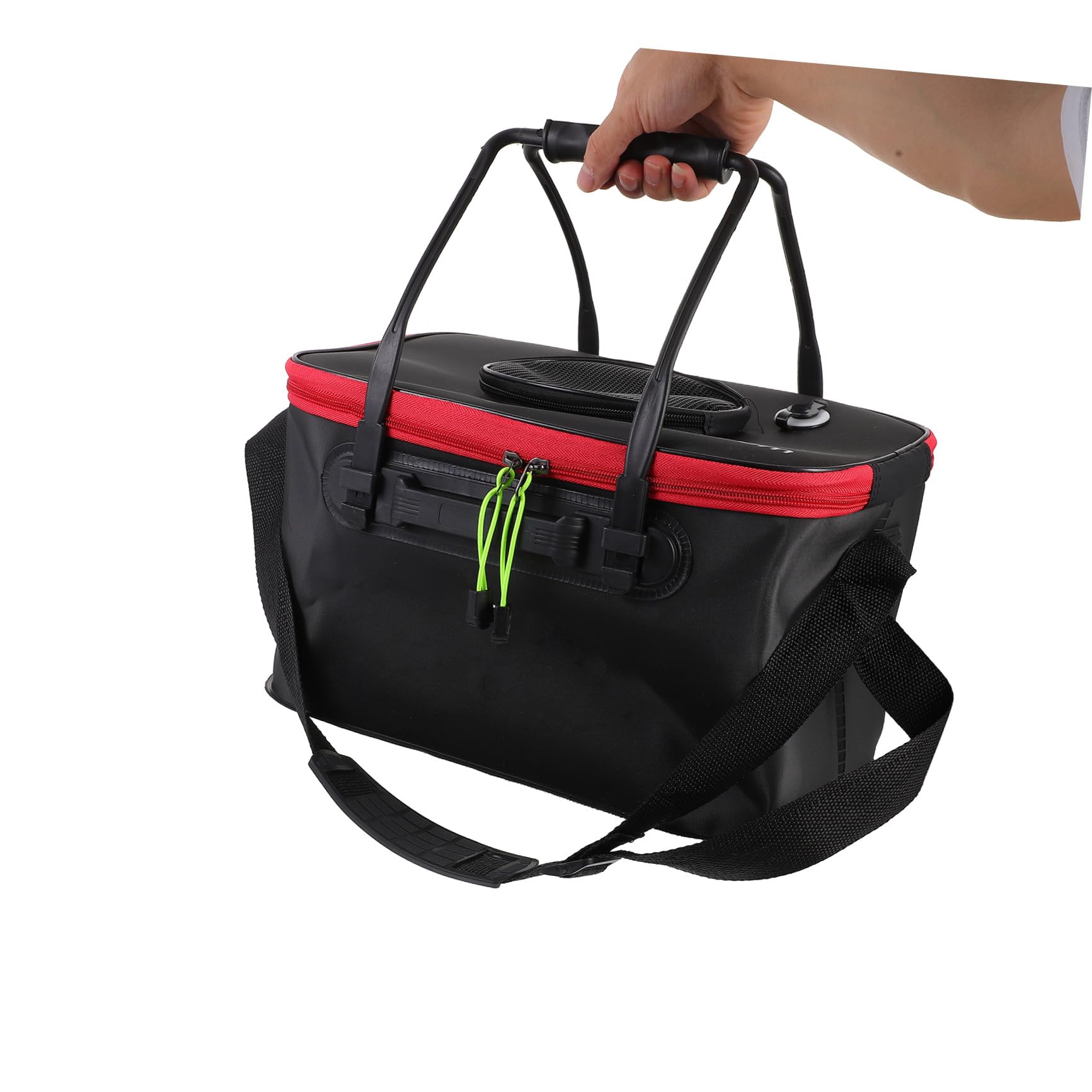 Garneck 35Cmeva Barile Di Pesce Barile Di Pesce Secchio Di Stoccaggio Del Pesce Contenitore Per Esche Secchio Spiaggia Secchio Pesca Pieghevole Scatola Di Pesce Borsa Campeggio