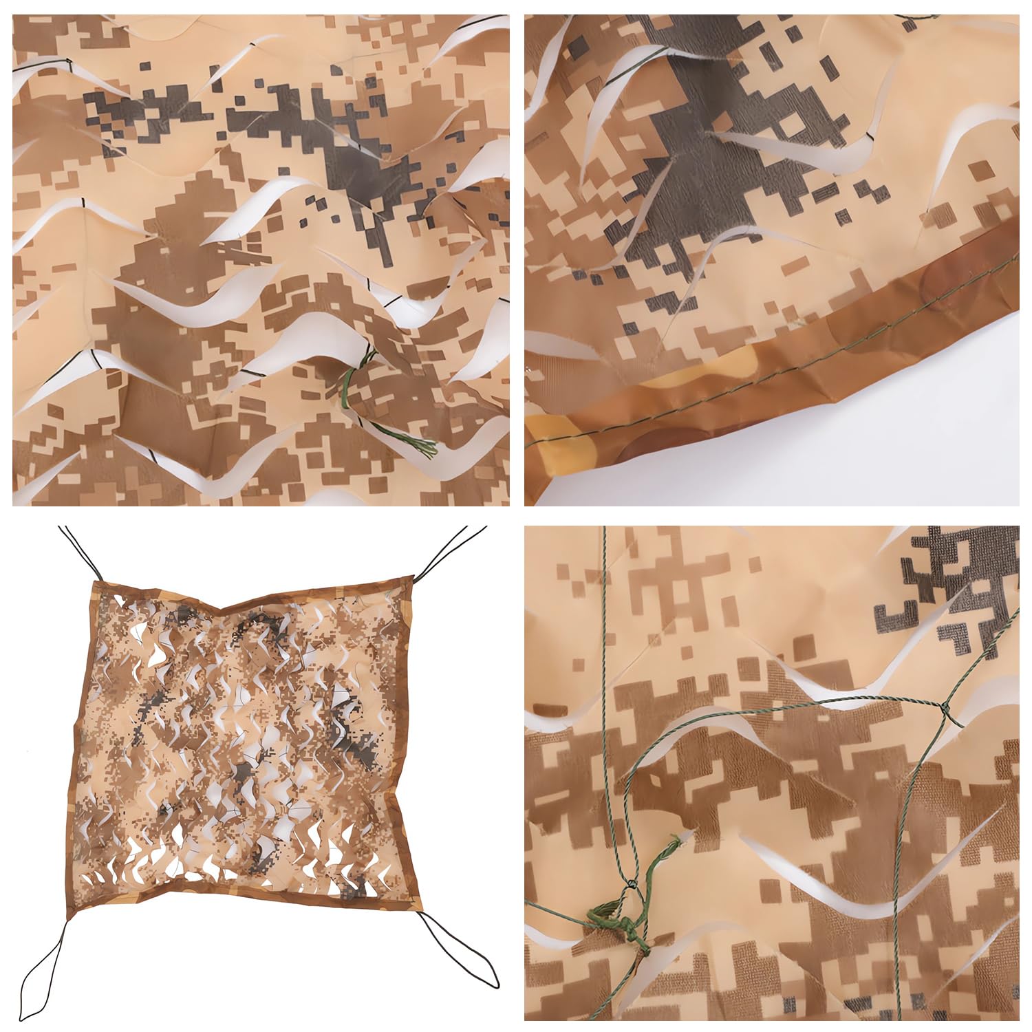 Red de Camuflaje Sombra,para Decoración,Caza,Camp, Fotografía,Versátil/Duradera,Malla Camuflaje Militar para Refugio Ocultación Protección Solar Decoración de Cortina Techo Valla,Decoración De Fiesta