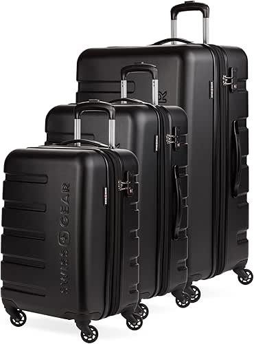 SwissGear 7366 Signature Hardside Expandable Luggage with Spinner Wheels, TSA