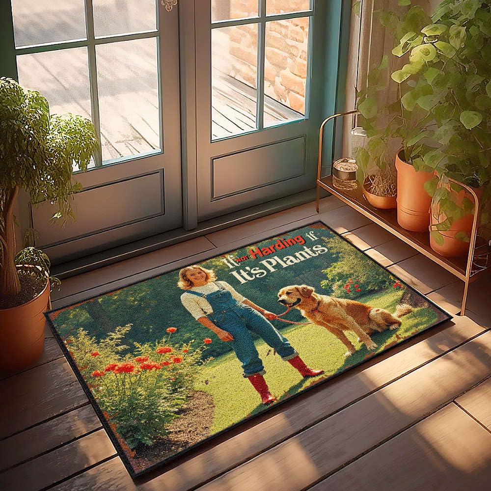 Grand paillasson d'intérieur 65 x 90 cm lavable pour stopper la boue et les feuilles mortes