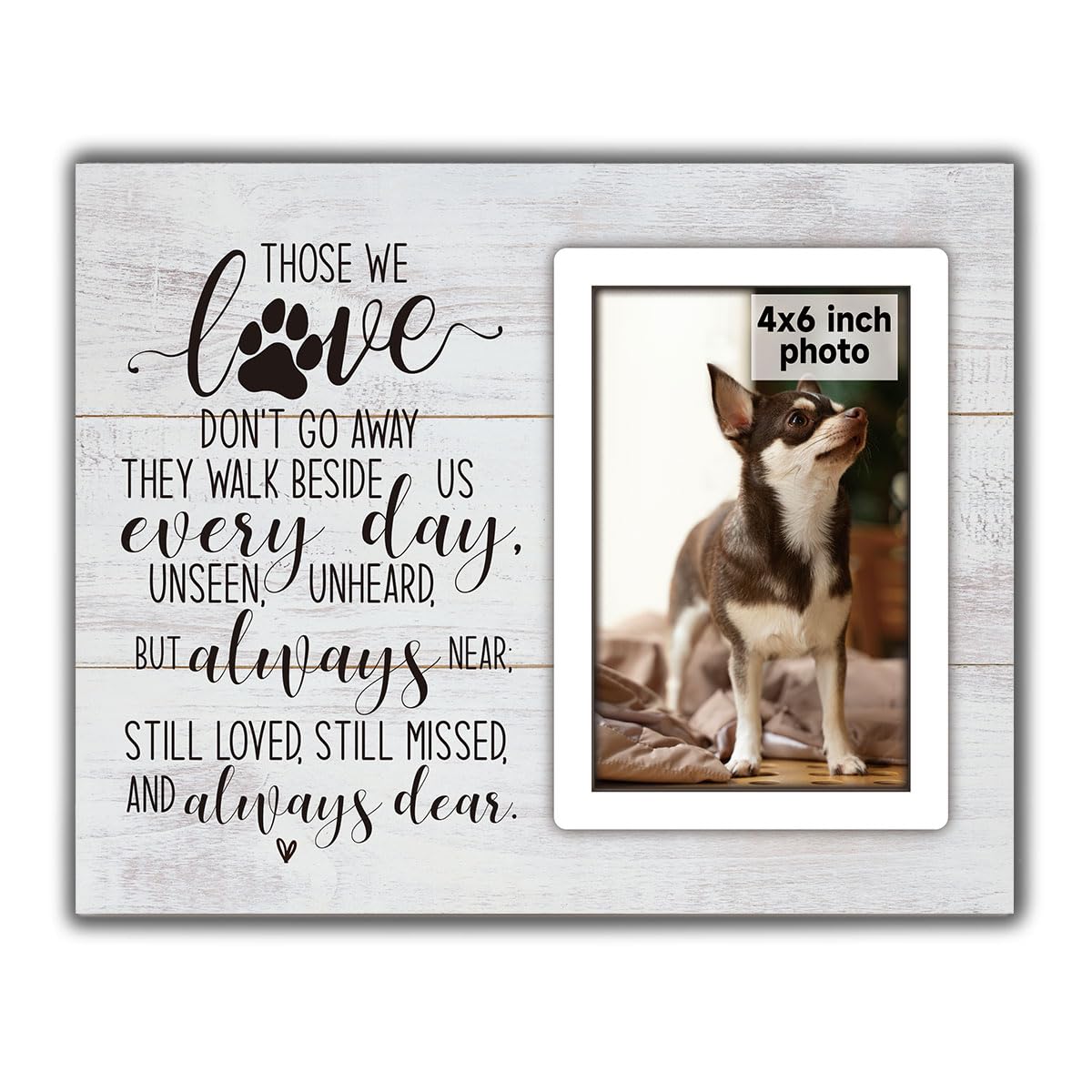 Dog Memorial Gifts Picture Frame, Pet Memorial Gifts for Dogs, Loss of Dog Sympathy Gift, Pet Loss Gifts Dog Remembrance Gift, Cat Passing Away