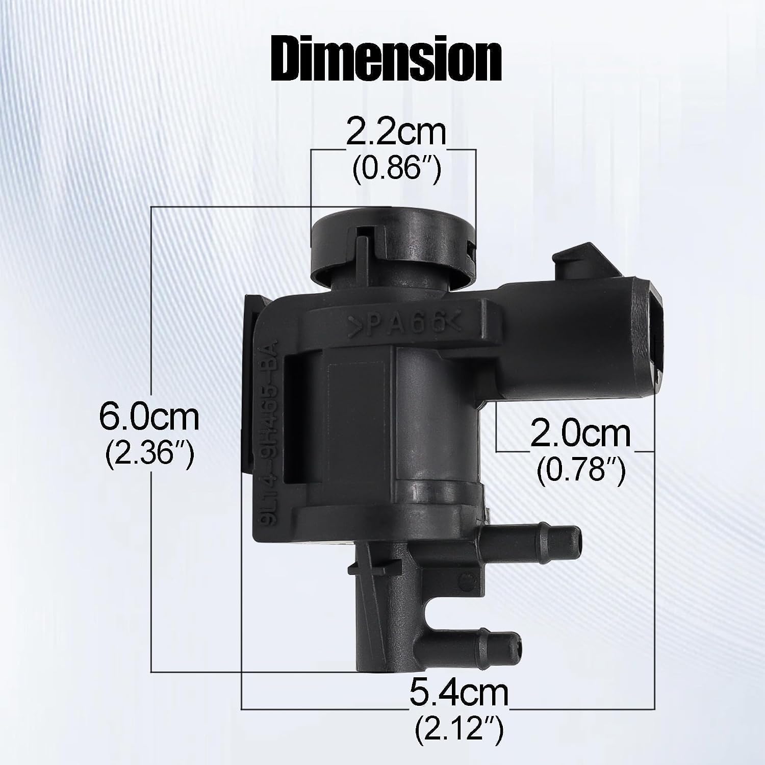 7L1Z-9H465-B 4x4 Vacuum Solenoid Valve and FL3Z-3A788-B Auto-Locking Hub Vacuum Line Tube Check Valve Combo Kit for Ford F150 2015-2020 Expedition Lincoln Navigator 2018+