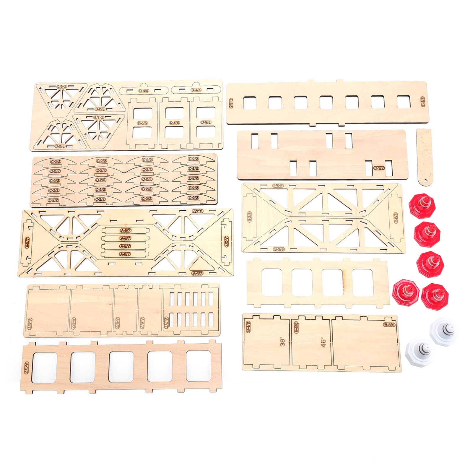 RC Crawler Course, High Density Board Road Block Set for LDARC X43 M58, Easy Assembly and Real Racing Challenges for RC Enthusiasts