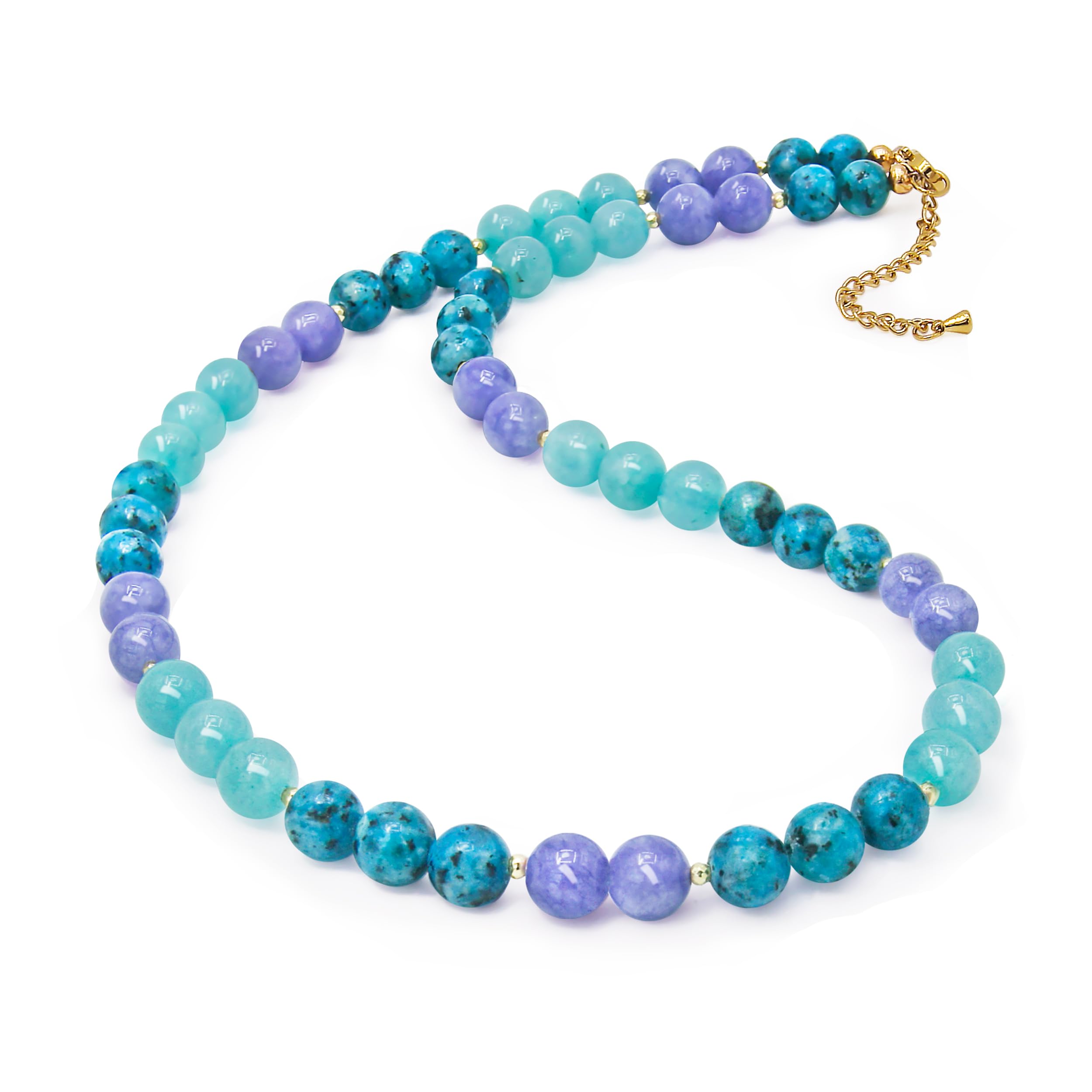 Okrągły zroszony kamień BOHO s dla kobiet, naturalny wiśniowy jaspis kamienny koralik Choker, damska kolorowa biżuteria 18 cali