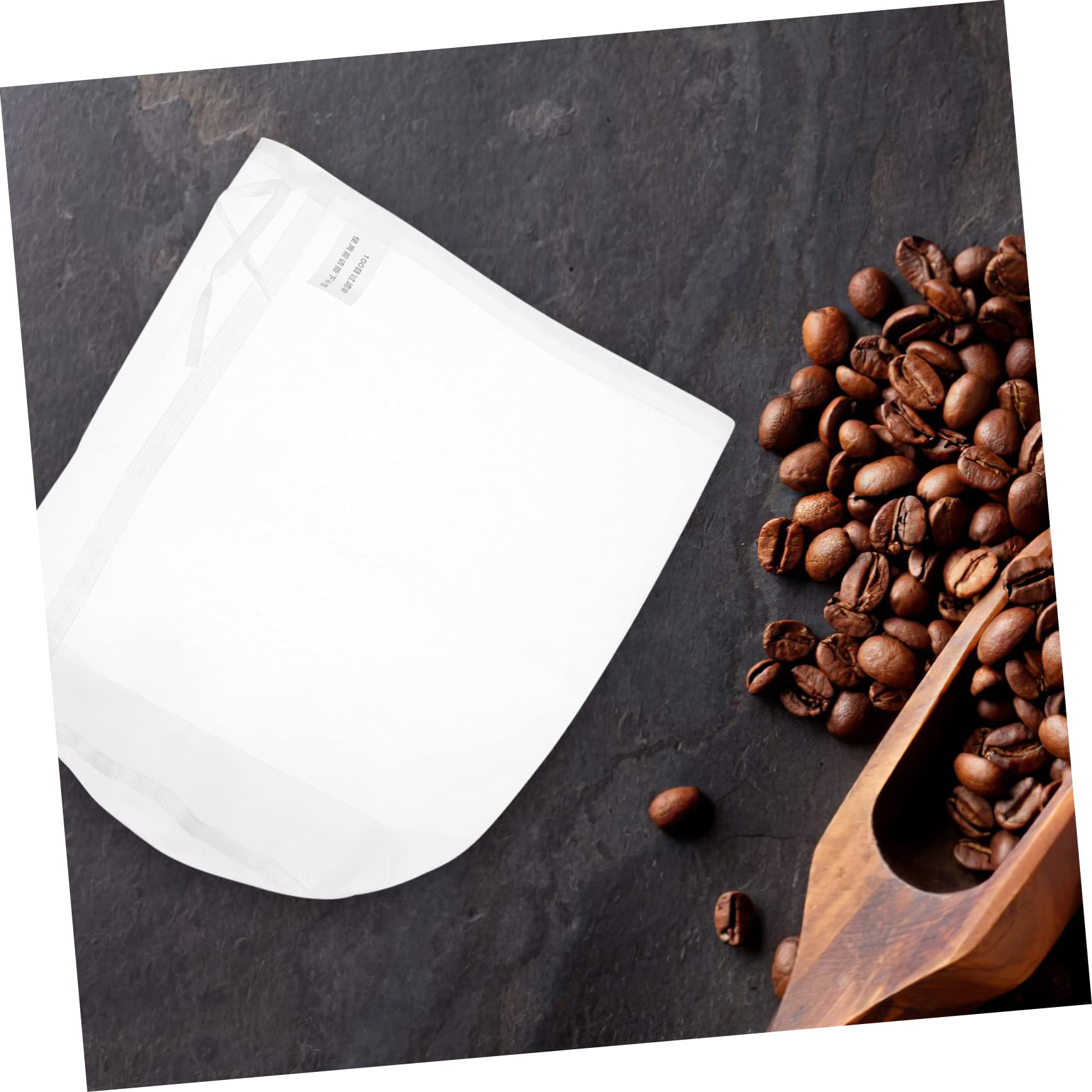 PRETYZOOM Fine Mesh Filter Bag for Nut Milk Reusable Cold Brew Filters Brew Bags Drawstring Multi-purpose Straining Kitchen Supplies