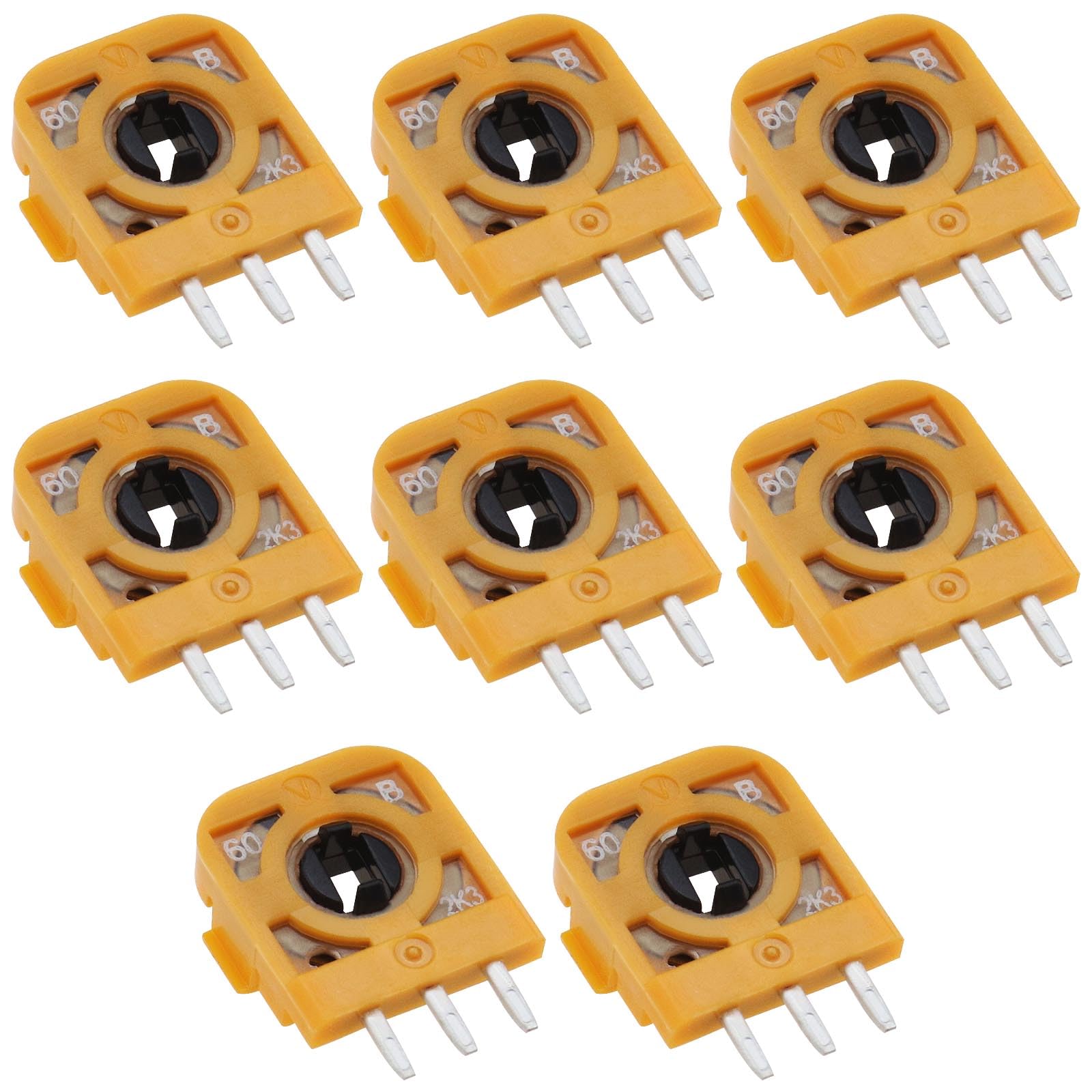 Lot de 8 Poches de Rechange à 3 Broches compatibles avec Les contrôleurs PS5, capteurs de potentiomètre 2,3 K Ohms