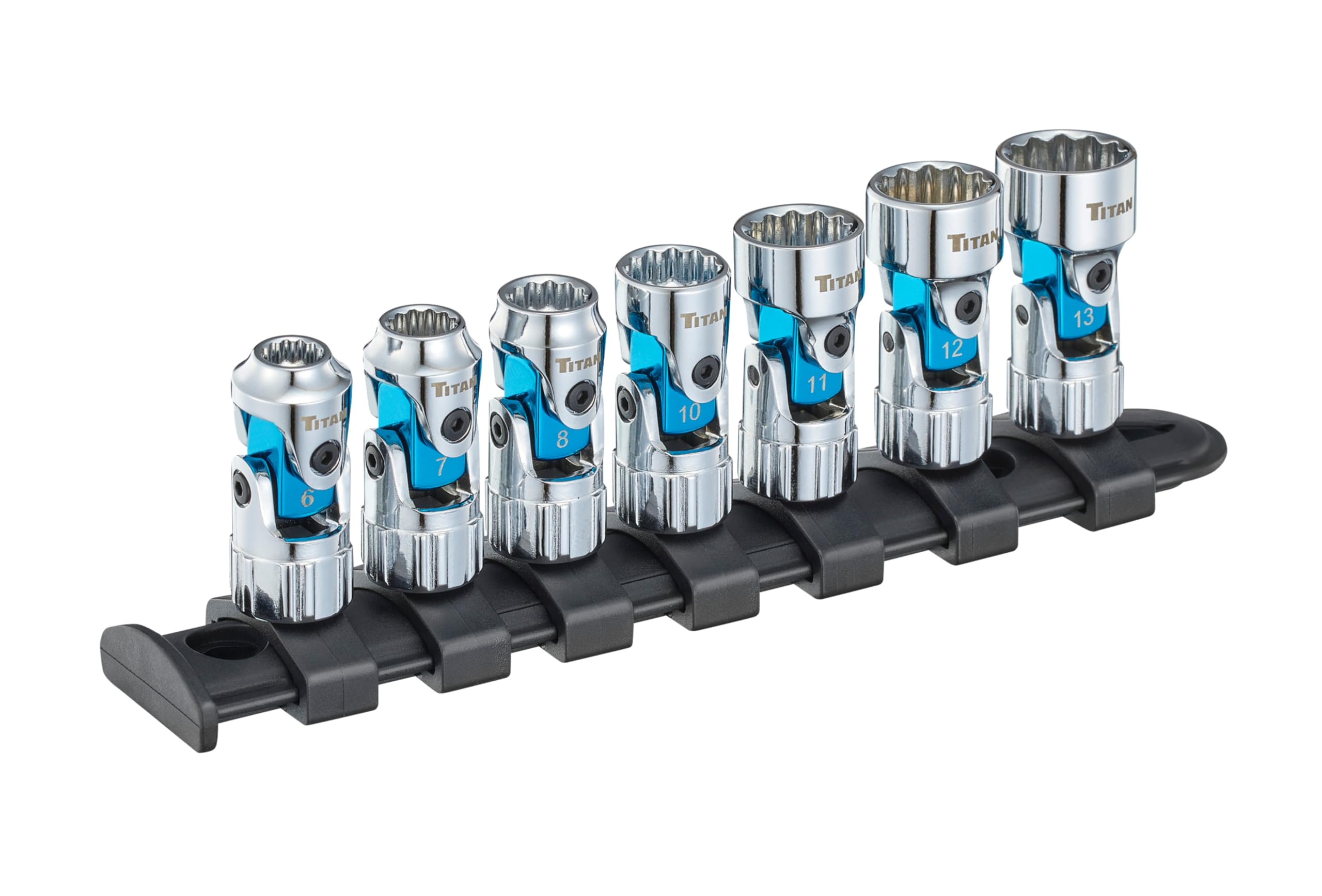 Titan Tools - 7 PC. 1/4 in. Drive MM AUTO-FLEXTRADE Universal