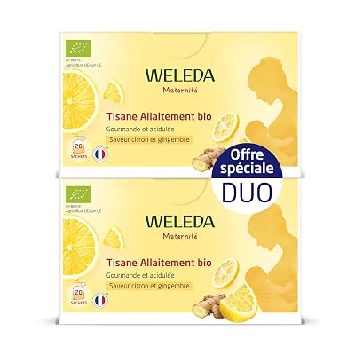 Weleda - Duo Tisane Allaitement bio Citron Gingembre - 20x2 g
