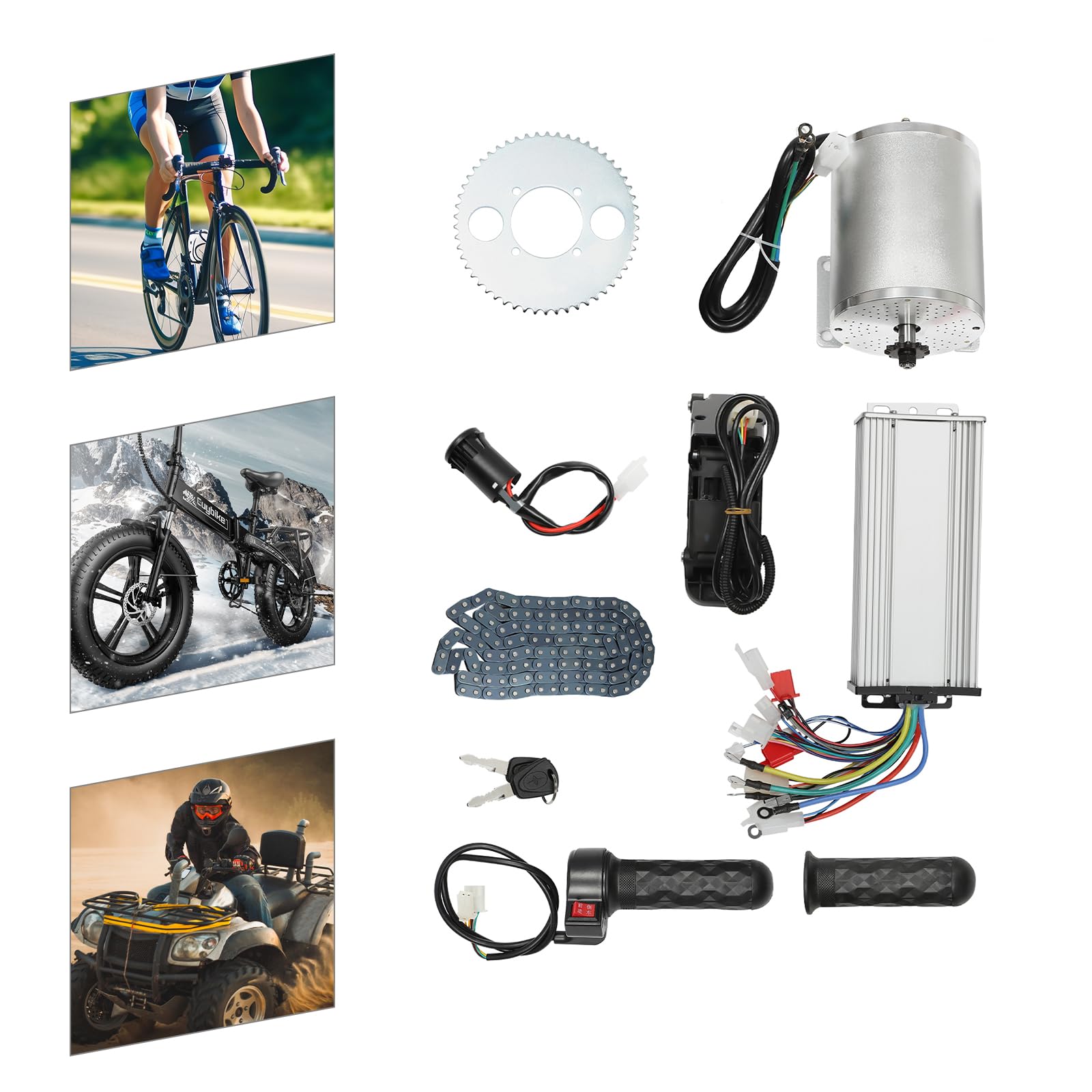 Compresor de coche, kit de compresor de aire de 12 V, inflado rápido, sin núcleo de cobre expuesto, fusible de 23 A, válvula antirretorno, nivel de protección IP53
