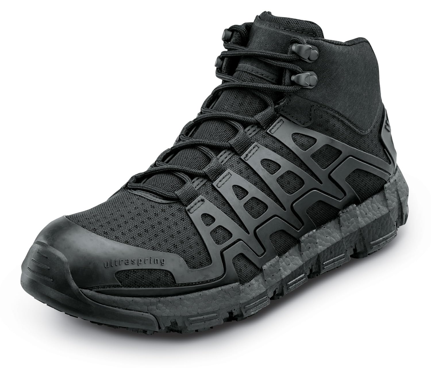 wolverineRev Vent UltraSpring, Men's, MaxTrax Slip Resistant, Comp Toe, EH, Hi-Top Athletic Work Shoe