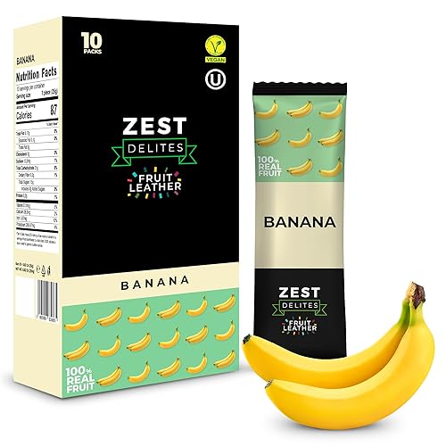 Barras de fruta seca de Zest Delites, aperitivos de cuero de fruta, paquete de aperitivos saludables para adultos y niños, Lavashak, vegano, tiras