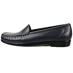 SAS(R) Simplify Comfort Loafers for Women - Tri-Pad(R) Comfort System - PU Construction - Supersoft(R) Navy 6.5 M - Medium (B)
