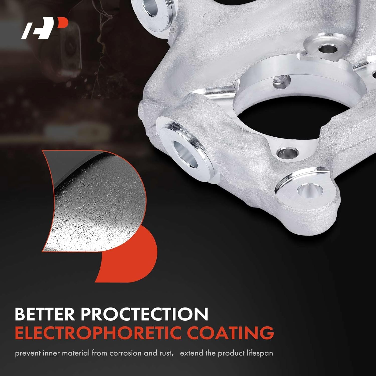 A-Premium Front Left Suspension Steering Knuckle Compatible with Toyota Highlander 2020 2021 2022 2023, Driver Side