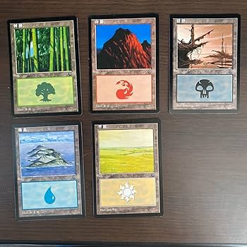 Amazon.co.jp: MTG 簡体字 POR 絵違い 土地 5種セット 中国語版
