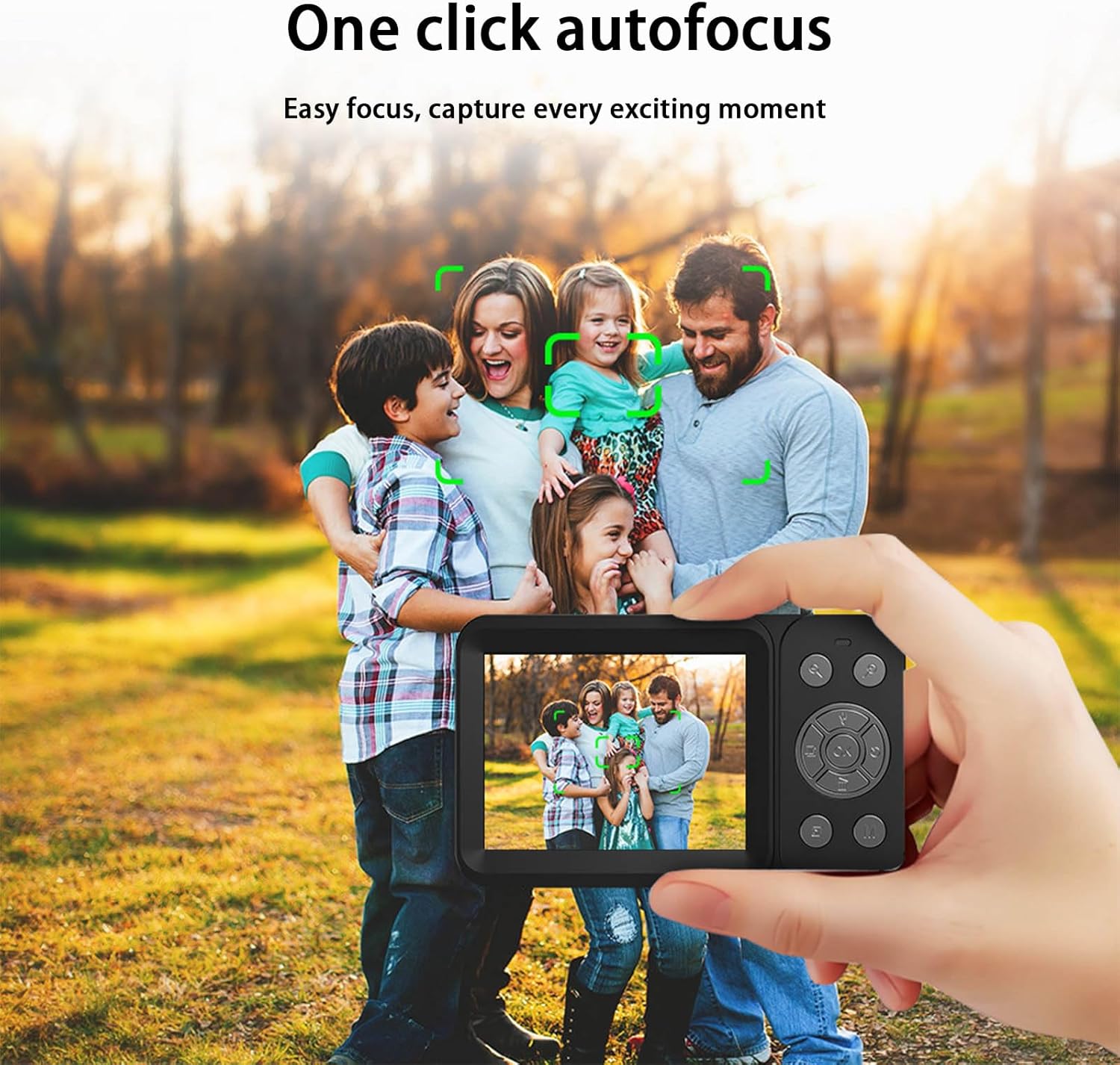 80MP トラベルカメラ人間工学に基づいたボディインテリジェント写真プリセットクイックキャプチャ機能ポータブルデジタルカメラ