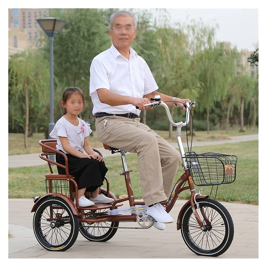 Amazon.co.jp: 大人用三輪車シングルスピード16インチ3輪自転車