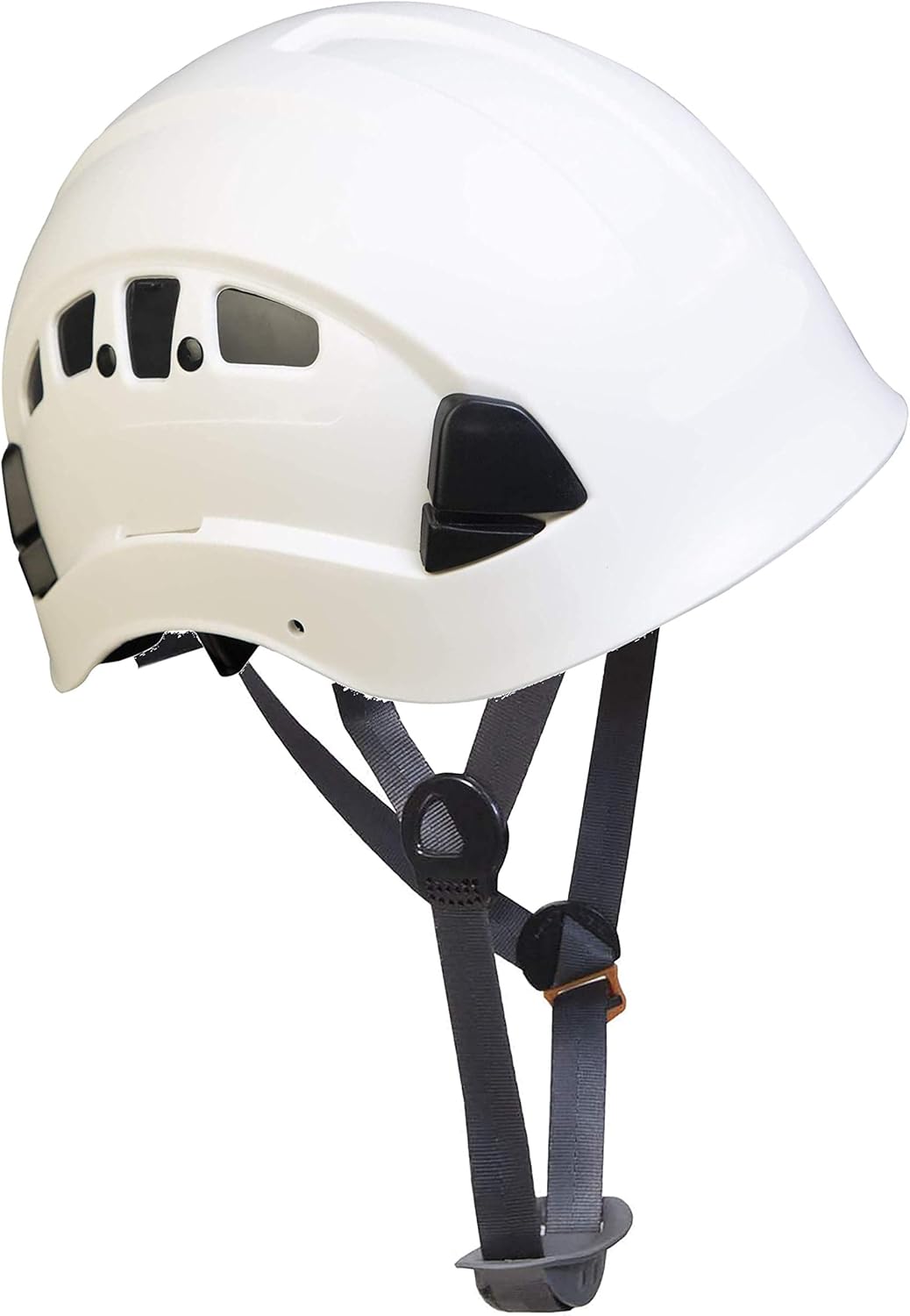HP55 Adjustable ABS Climbing Helmet,6-Point Suspension,Designed for Climbing,Riding and Construction,1 Ea White,Pack of 1