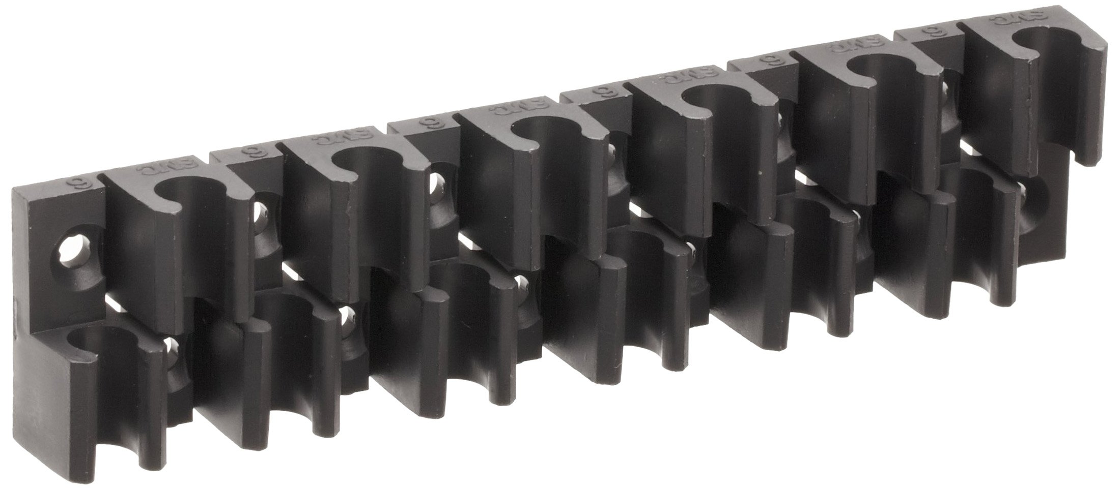 SMC TM-06 Multi-tube Holder, Polypropylene, 12 Holders, 6 mm Tube OD (Pack of 10)
