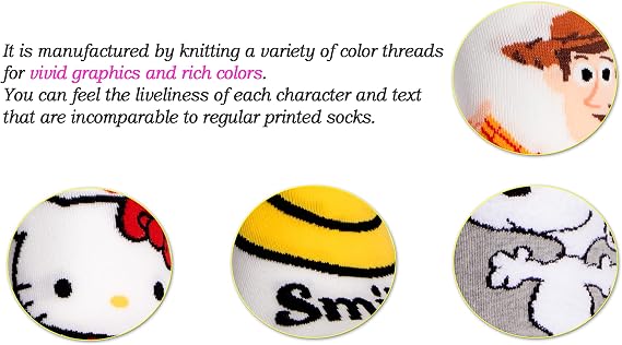 Kikiya Socks Smiley Face