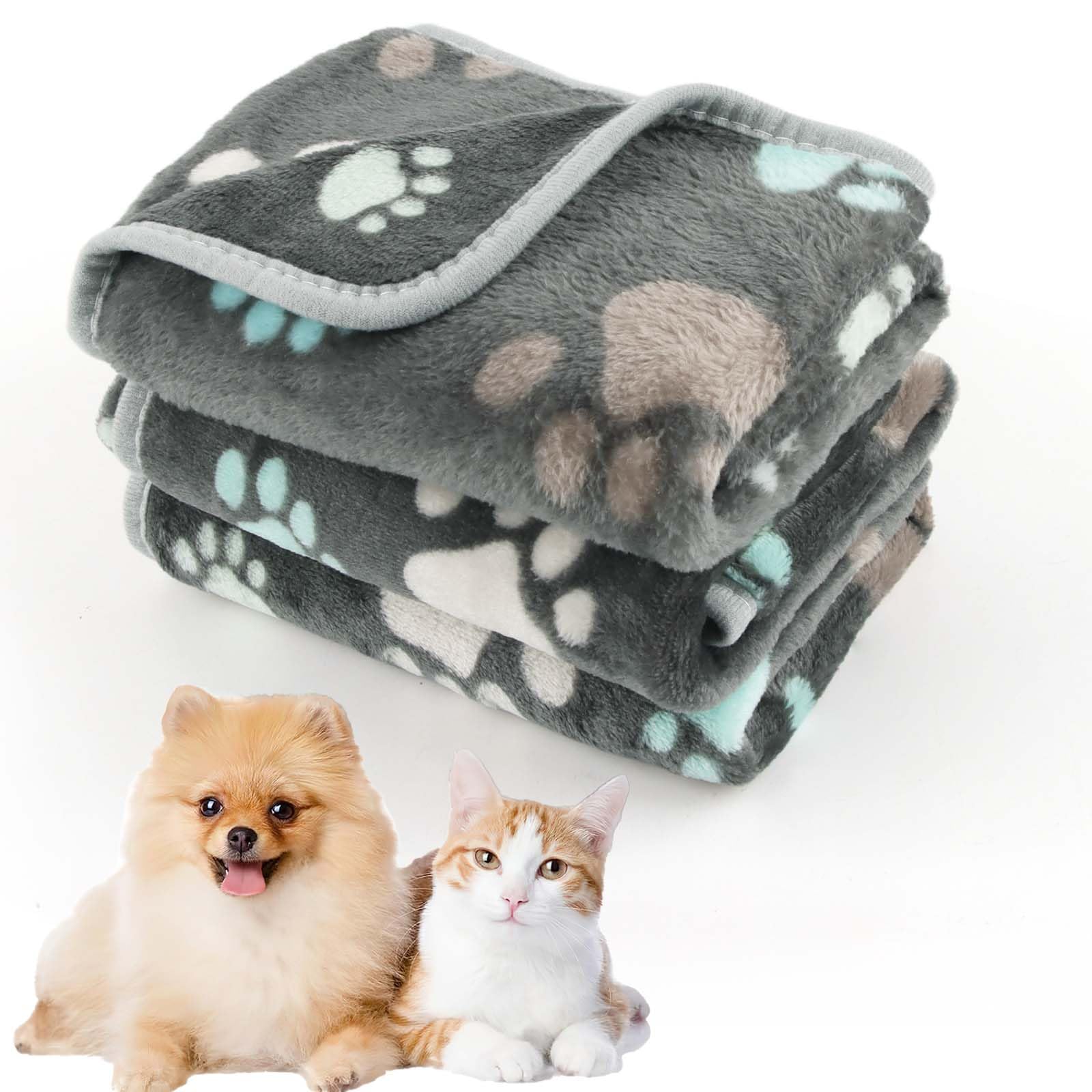 CIYIN 3X Mantas para Mascotas, Manta para Perros Mascotas,Manta para Perros pequeña y Esponjosa,Mante para Perros,Mante Suave Lavable para Perros Pequeño Medianos (G3, 60 x 40 cm)