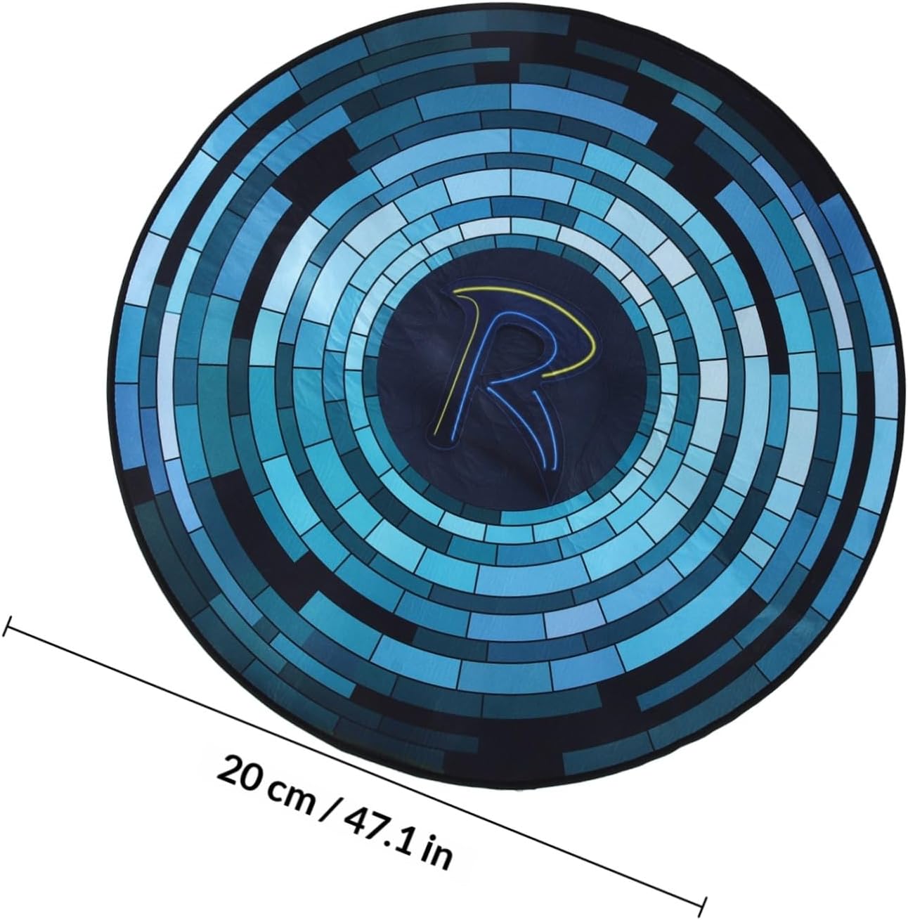 Thicken Drum Rug Mat Soundproof Non Slip Drum Carpet Dense Floor Protector for Home Office Stage for Electronic and Acoustic Drums