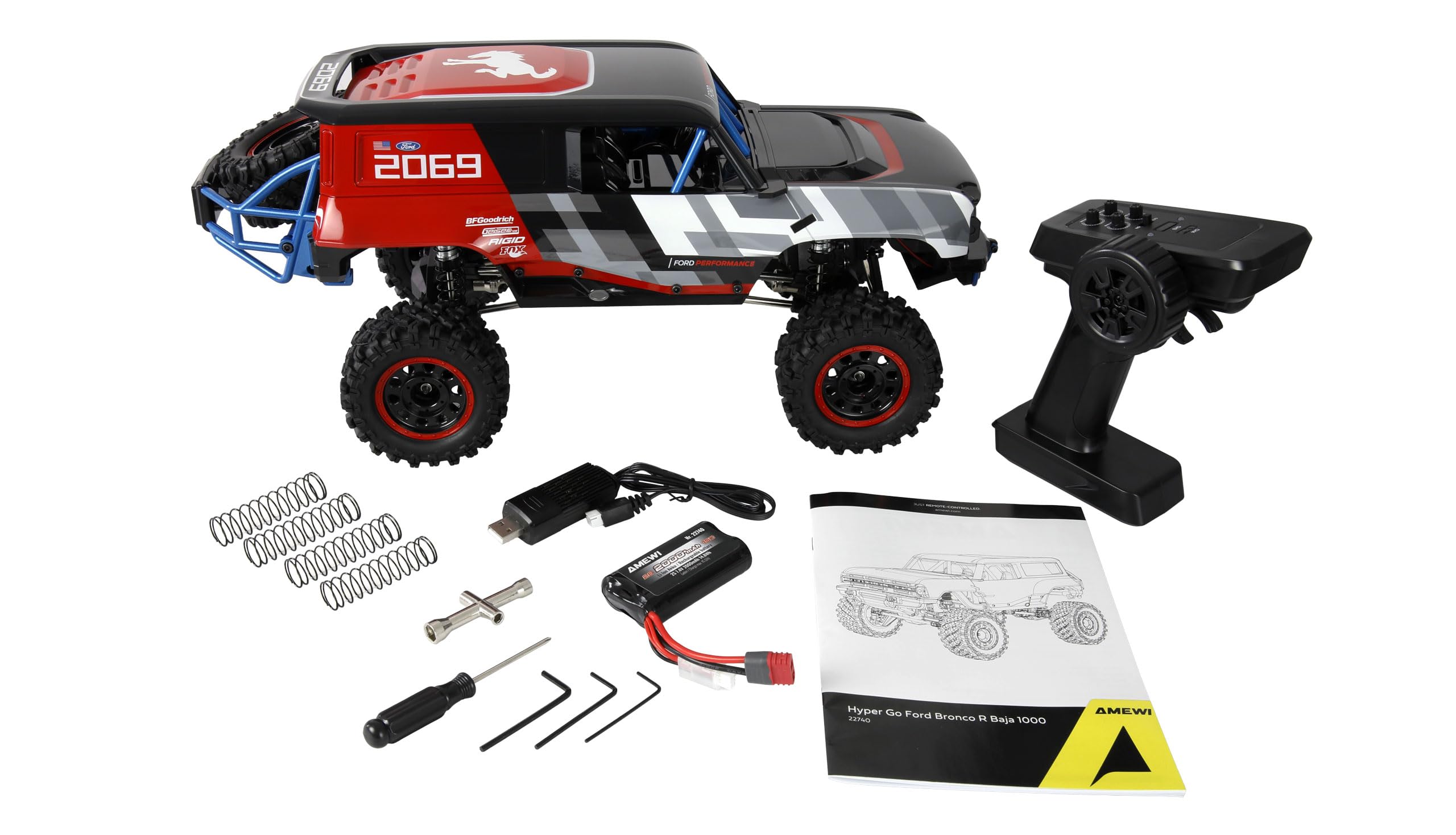 Hyper GO Ford Bronco Baja 1000 Brushless 1:12 RTR zdalnie sterowany RC