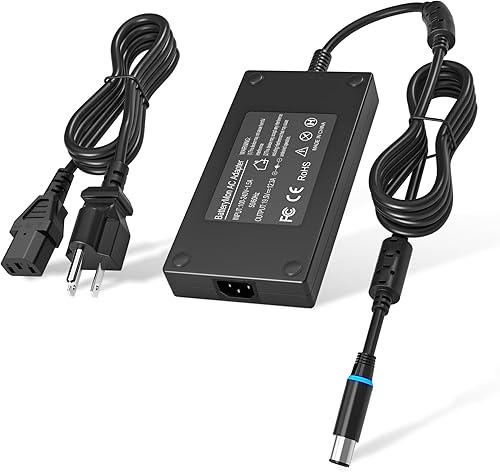 Adaptador de corriente de 240 W compatible con Dell Alienware M15 R2 R3 R4 R6 R7 Alienware 15 17 M17 M11X M17X M17X M18X X15 Área-167.3 ft PA-9E,