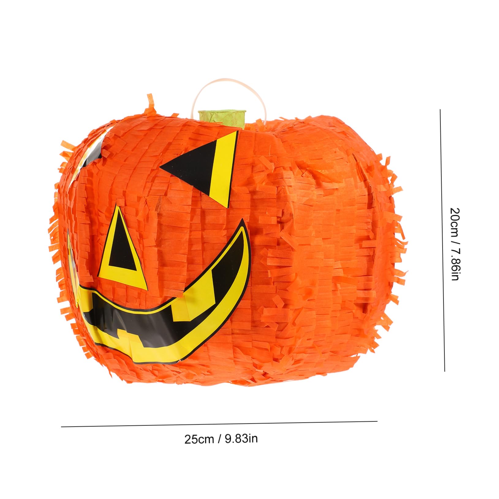 Kichvoe Halloween Pumpkin Shaped Pinata Decoration Filled Party Pendant for Design Fun Interactive Halloween Party Plaything for Trick Treat Celebrations
