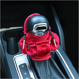 Car Gear Shift Cover,Automotive Interior Accessories Shift Boots & Knob Car Decor Accessories,Hooded Shirt Shift Knob Cover,Universal Gear Shift Knob Cover(Red)