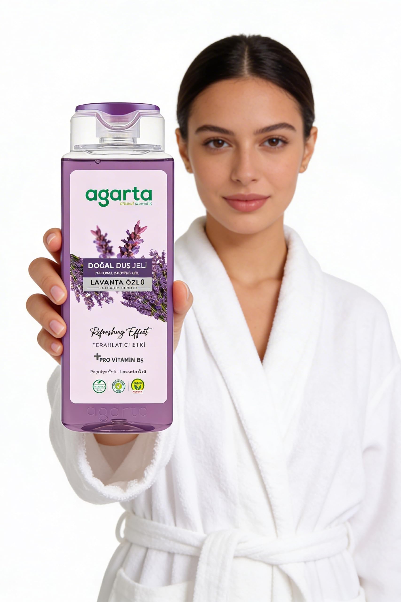 Agarta Doğal AHA Lavanta Özlü Duş Jeli 400 Ml