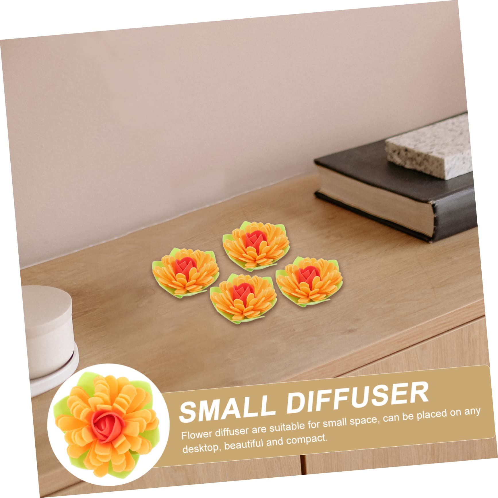 PRETYZOOM 150stücke Aromatherapie Diffuser Blumen Köpfe Pe Schaumblumen Für Ätherische Öle Für Büro Schlafzimmer Und Badezimmer Deko Für Duftkreationen