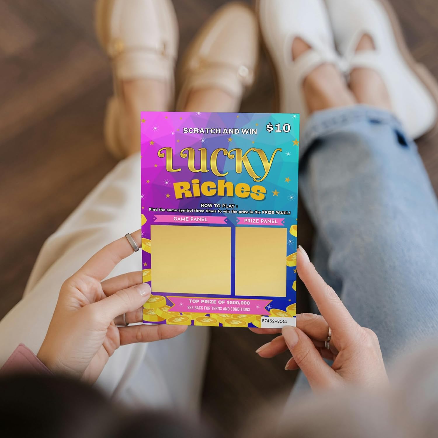 Godparent Proposal Lottery Scratch Off Cards (2-Pack) – Will You Be My Godmother & Godfather Realistic Lottery Scratch Card, Godparent Proposal Idea for Baptism, Christening - Image 6