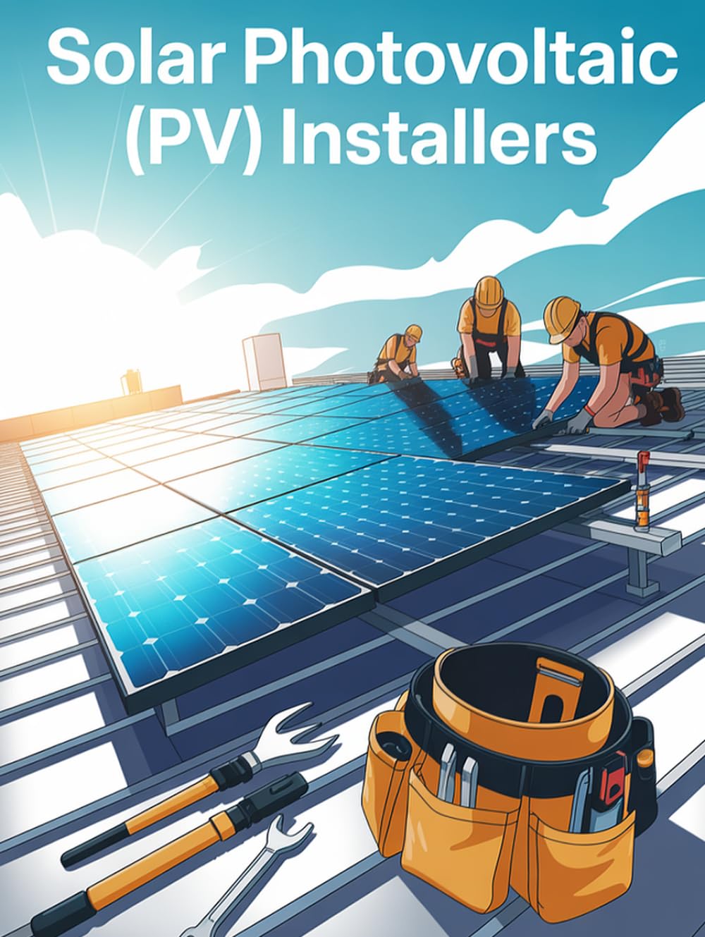 Solar Photovoltaic (PV) Installers: Photovoltaic system installation - A Trades Field Manual on Rooftop Safety, Trade Math, Wiring, Inverters, ... Global Sovereign University · Tradification)