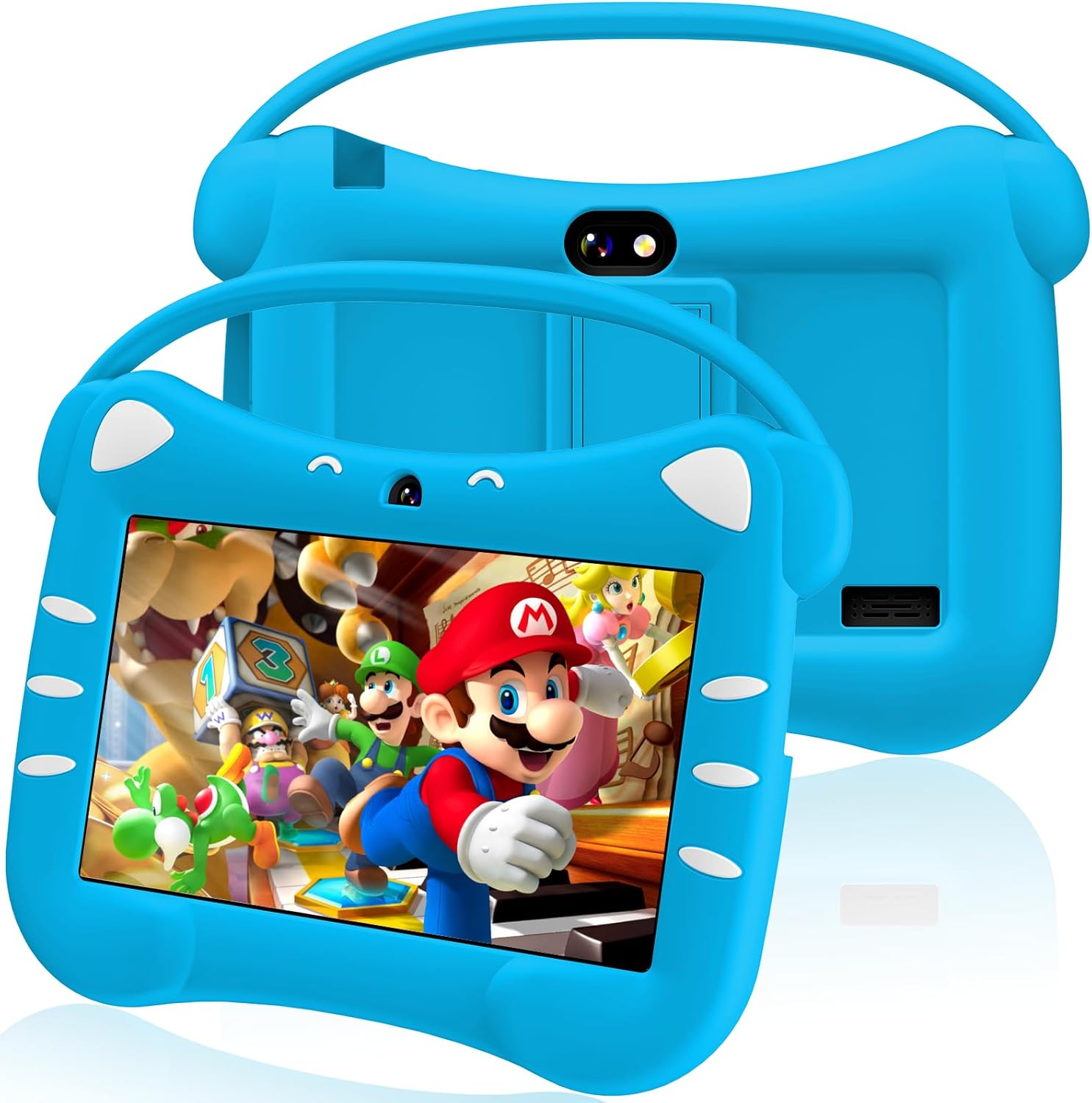 VESWWE Toddler Tablet for Kids 7 Inch Kids Tablet Android with WiFi Dual Camera Bluetooth Parental Control Shockproof Case Educational Games 32GB ROM ages 3-14 year old (Blue) VESWWE Toddler Tablet for Kids 7 Inch Kids Tablet Android with WiFi Dual Camera Bluetooth Parental Control Shockproof Case Educational Games 32GB ROM ages 3-14 year old (Blue)