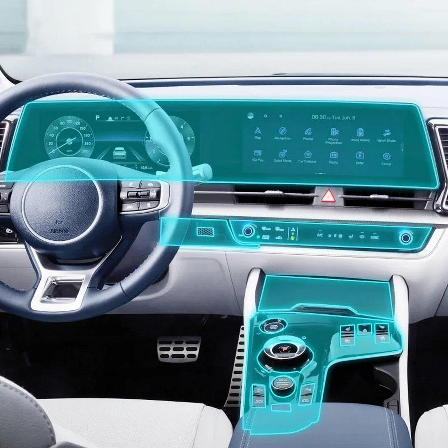 Protection écran GPS Kia Sportage NQ5 pour garder un intérieur propre en voyage