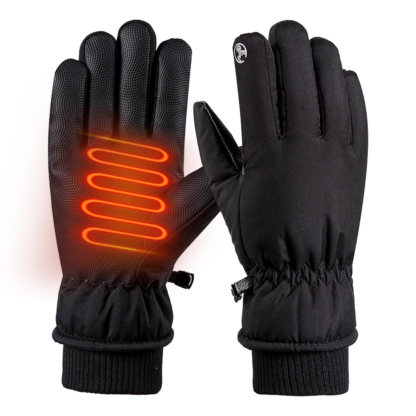 Skihandschuhe, wärmste wasserdichte Handschuhe, wasserdichte Fahrradhandschuhe, kalte Thermohandschuhe, Wetter-Touchscreen-Handschuhe, Thermo-Snowboard-Handschuhe für Outdoor-Radfahren Fashion
