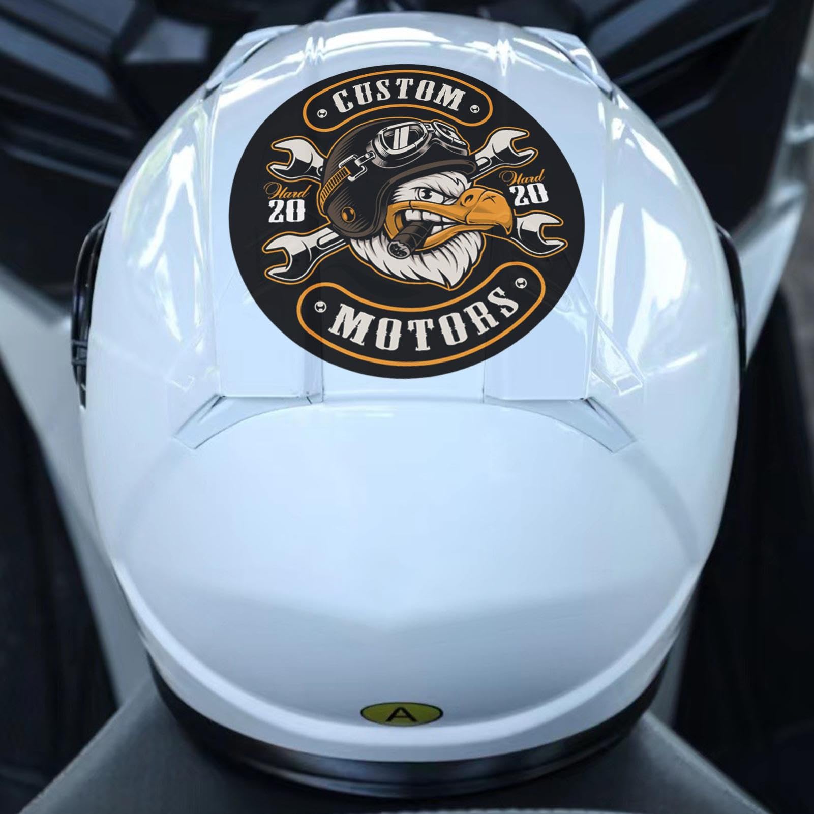 Calcomanía De Vinilo Impermeable Con Diseño De Águila Para Coche O Moto - Decoración Y Protección Solar - Varios Tamaños