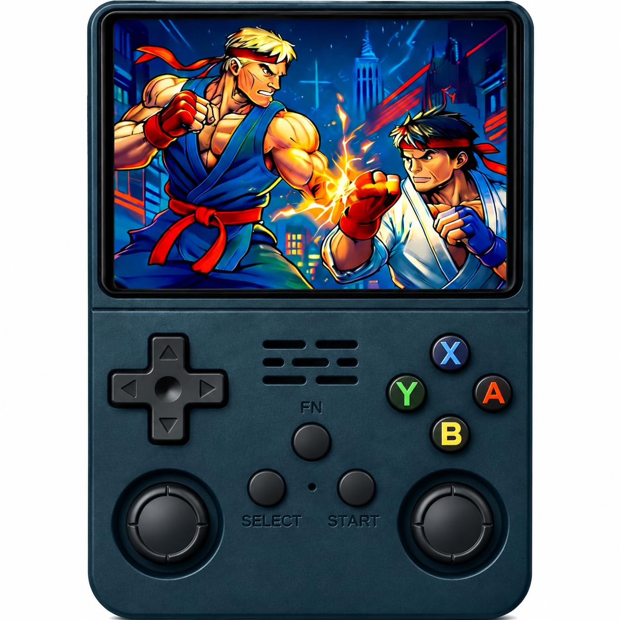 Consola Retro Portatil con 20.000 Juegos - Versión 2025- Mini Consola Arcade - Juegos de PS1, PSP, N64, NDS, SuperN, GameB, GBA, NeoG, etc. - Pantall HD 3.5' 640 * 480 - Rechace Imitaciones (Negro)