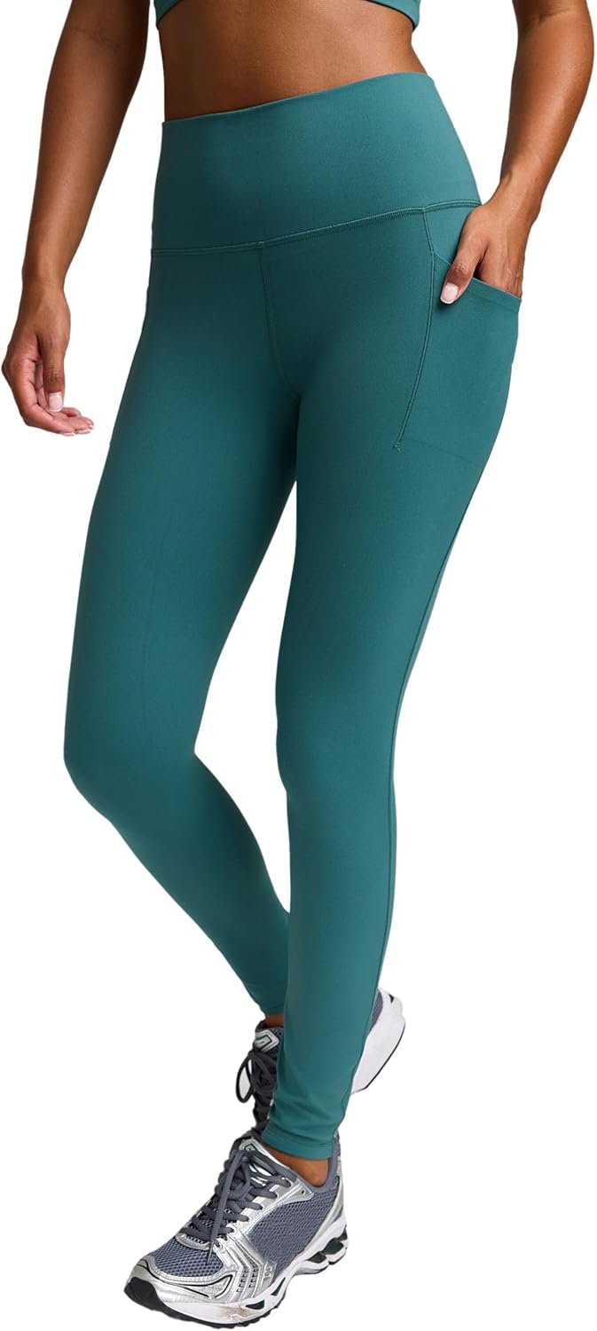 Women's High Waisted Thick Yoga Leggings with Pockets 28'' Buttery Soft Squat Proof Gym Athletic Workout Pants
