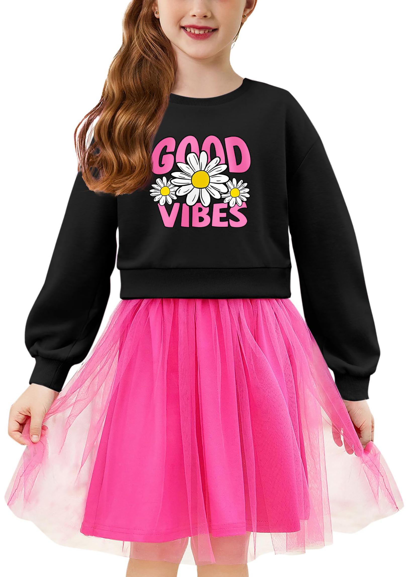 Robe Pull Fille Faded Glory - Taille 14-16 Ans - Rouge Scintillant, Manches Courtes - Neuve