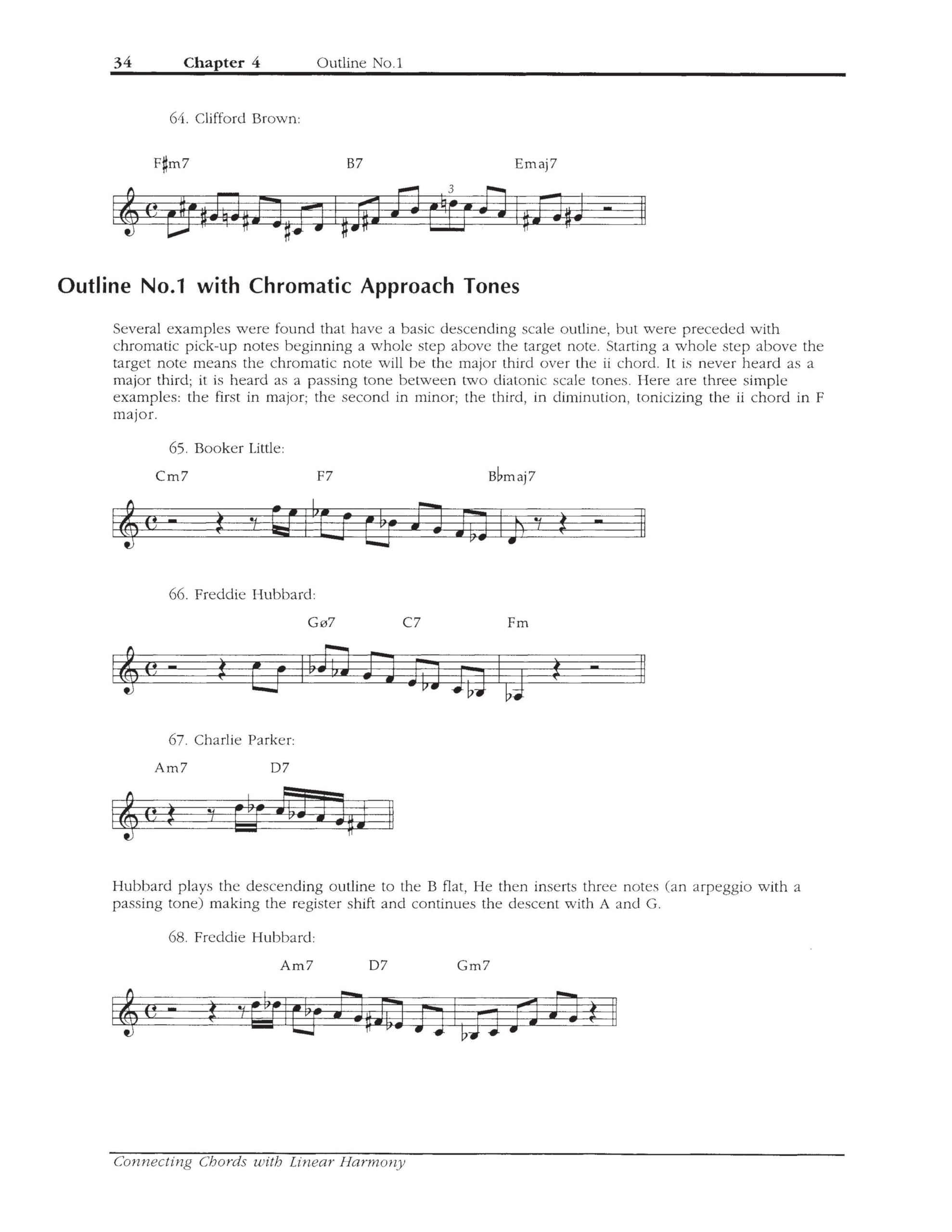 Connecting Chords With Linear Harmony Jazz Book