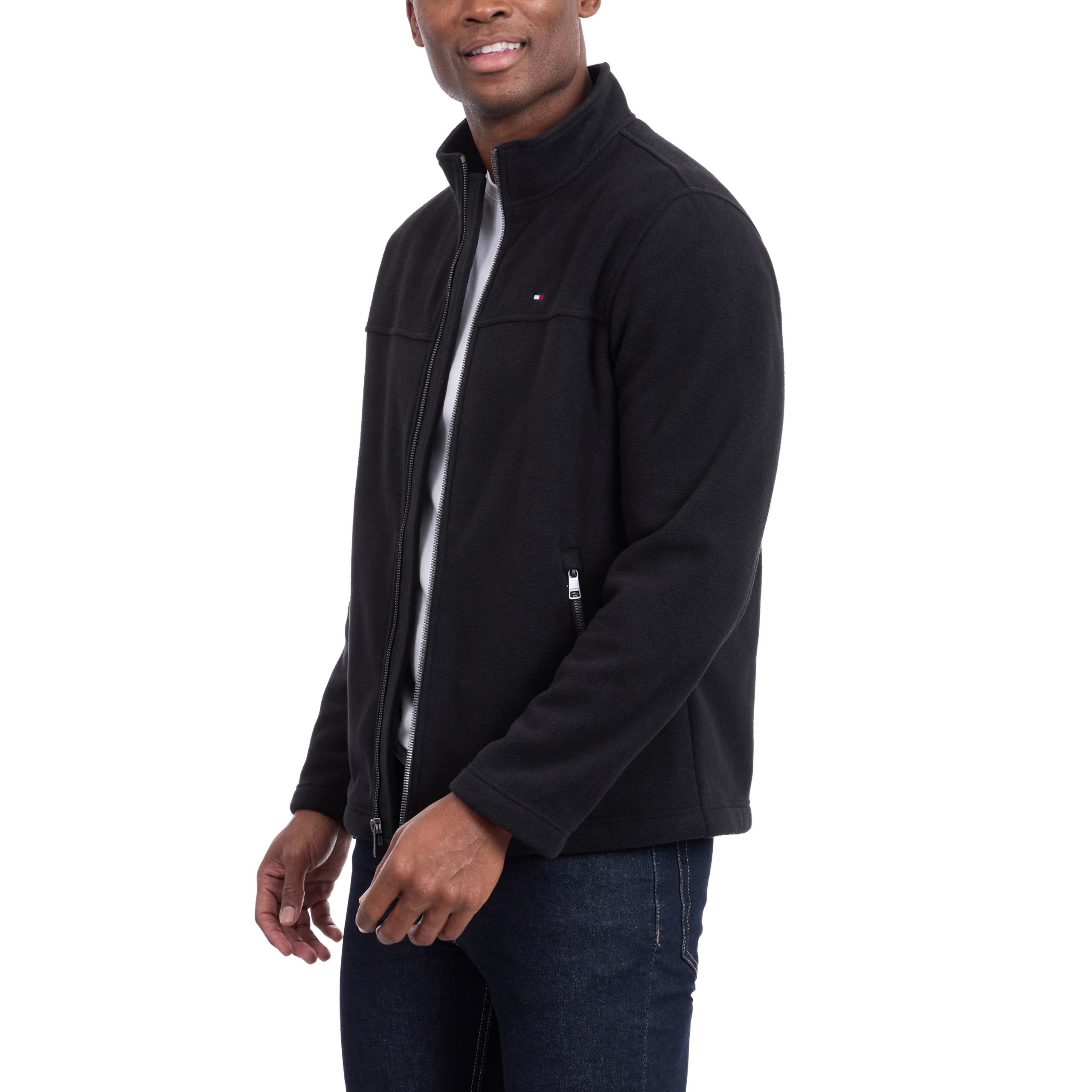 Tommy Hilfiger Lightweight Polar Fleece Jacket Chaqueta de forro polar Hombre (Pack de 1)