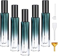 Vista 8 de Segbeauty 5 Pack de botellas de spray de vidrio rellenables de 10 ml para perfume, botella de colonia de niebla fina mini vacía de viaje de 10 ml