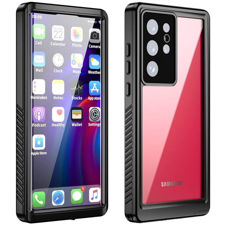 おサイフOK　国内　au　Galaxy S22 ultra+ケース付　判定○ おサイフOK 国内 au Galaxy S22 ultra+ケース付 判定○ おサイフ